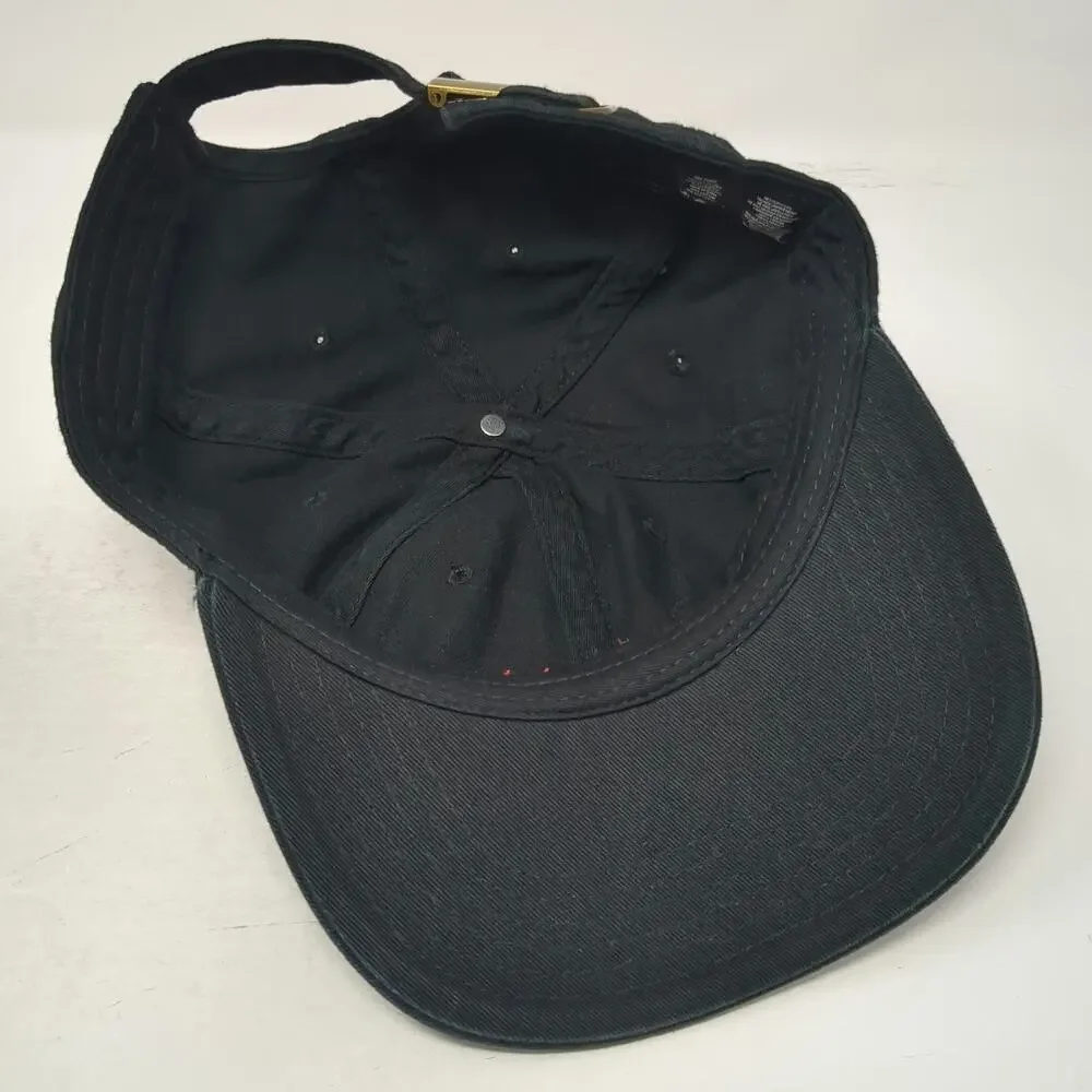 AS Colour Baseball Cap Black One Size SOFA Embroidered Cotton Slideback Hat
